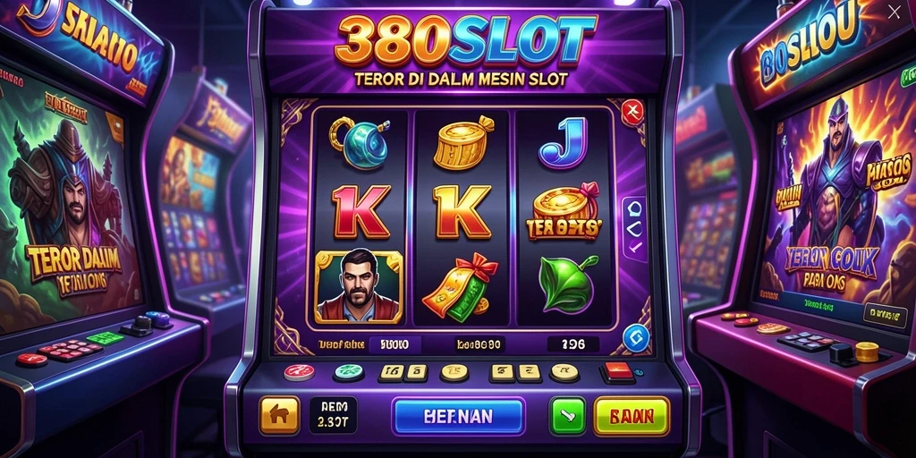 Tampilan menegangkan gameplay 380SLOT dengan suasana horror yang mendalam.