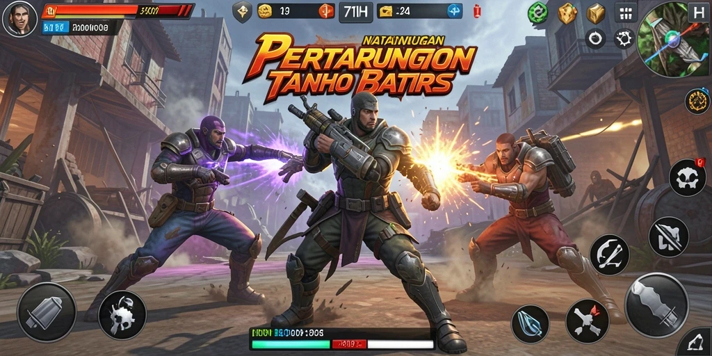 Gameplay intens dengan aksi bertarung yang mendebarkan di 71H.