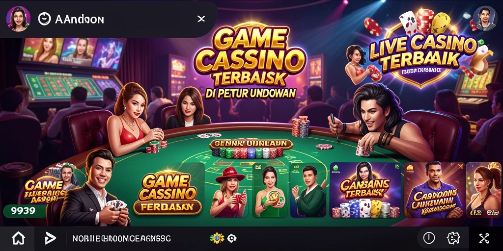 Gameplay menarik Live Casino di aplikasi 9939 dengan dealer profesional.
