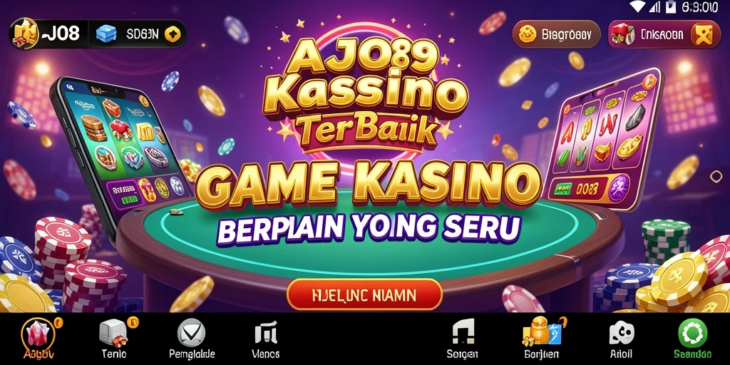 Tampilan screenshot AJO89 menunjukkan gameplay Kasino yang mendebarkan.