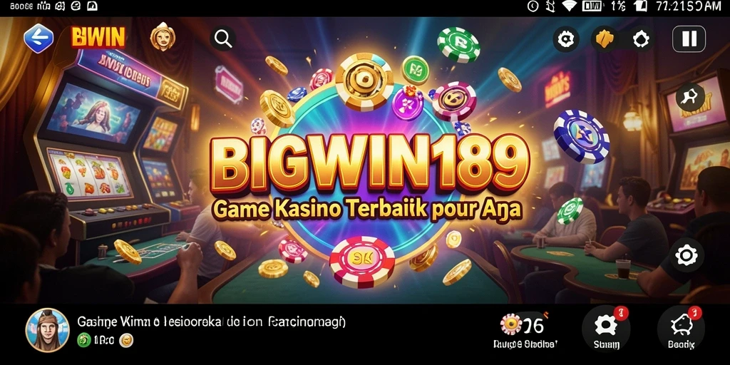 Tampilan seru dari permainan Kasino BIGWIN189 yang menyenangkan.