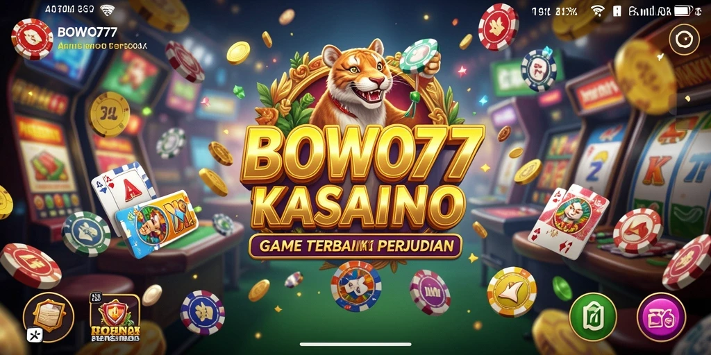 Tangkapan layar utama BOWO77 menunjukkan gameplay kasino yang mendebarkan.
