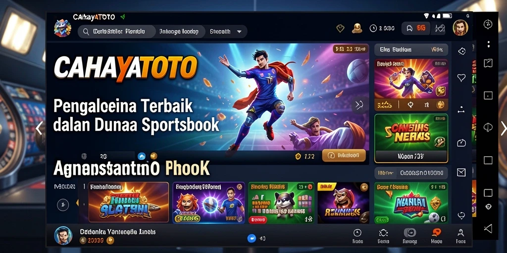 Tampilan gameplay Sportsbook di CAHAYATOTO yang menarik dan informatif.
