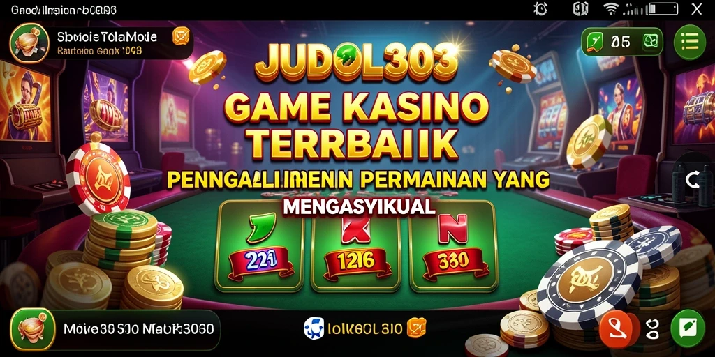 Screenshot gameplay JUDOL303 yang menampilkan suasana kasino yang seru.