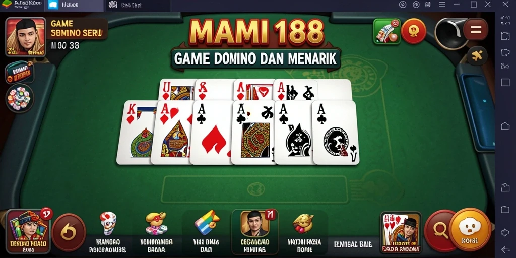 Tampilan menarik gameplay Domino di MAMI188.