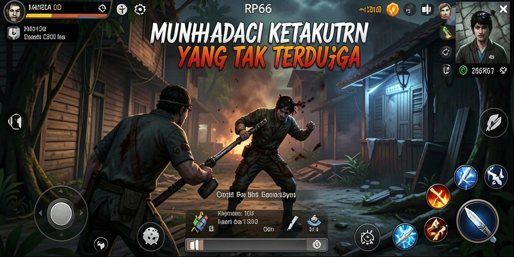 Gameplay menegangkan di dunia penuh kegelapan dan monster.