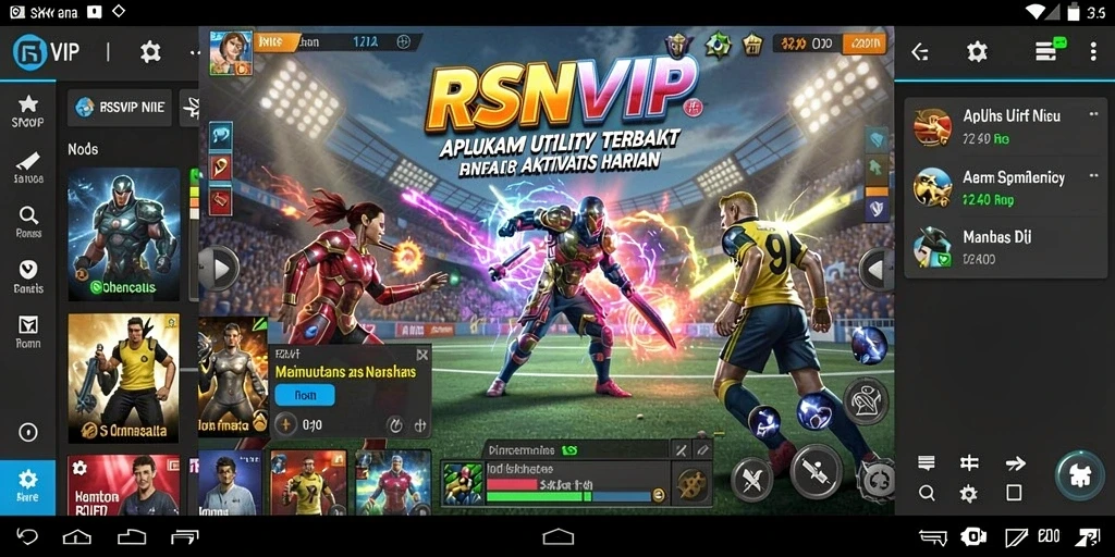 Tampilan menarik RSNVIP yang mendukung produktivitas harian.