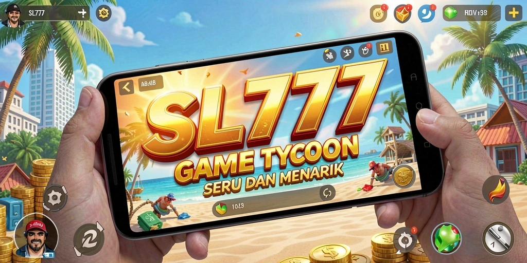 Tangkapan layar SL777 menampilkan strategi dan pengelolaan bisnis yang seru.