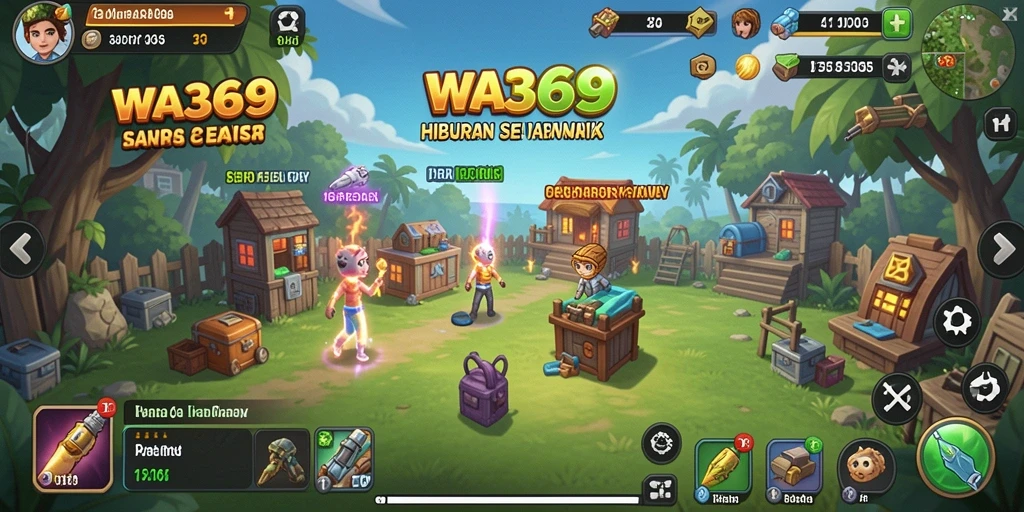 Tampilan gameplay WA369 yang mengasyikkan dan memikat dalam genre Idle.