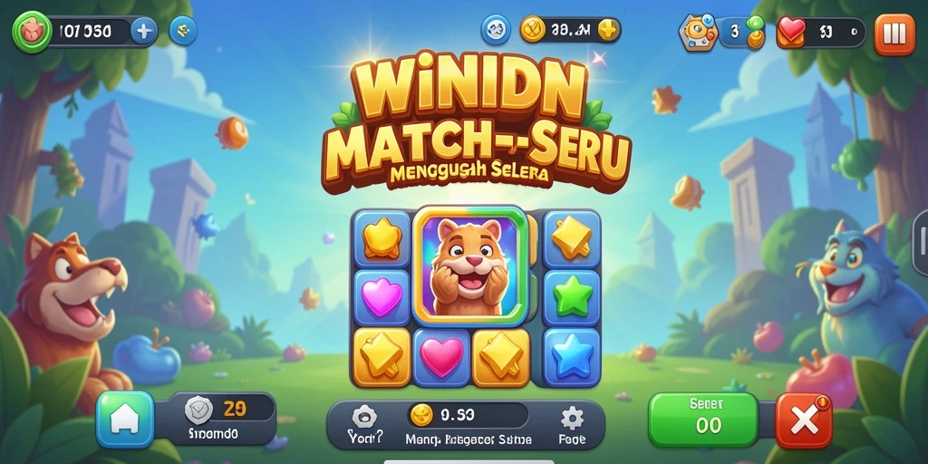 Screenshot gameplay WINIDN yang menarik dan penuh warna.