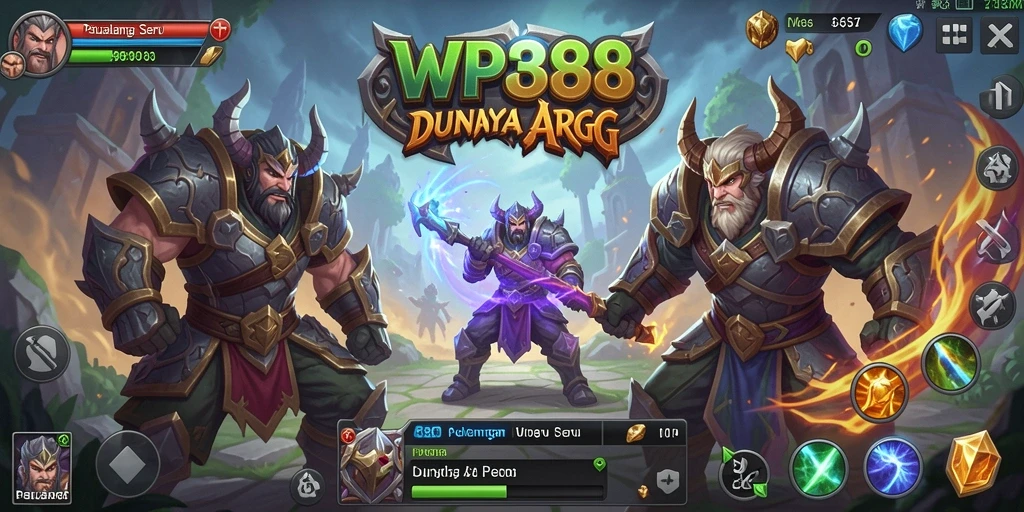 Tampilan gameplay dinamis dalam WP888 yang memikat dan penuh aksi.