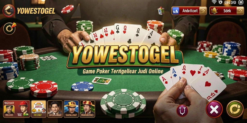 Tampilan gameplay seru di YOWESTOGEL dengan fitur Poker menarik.